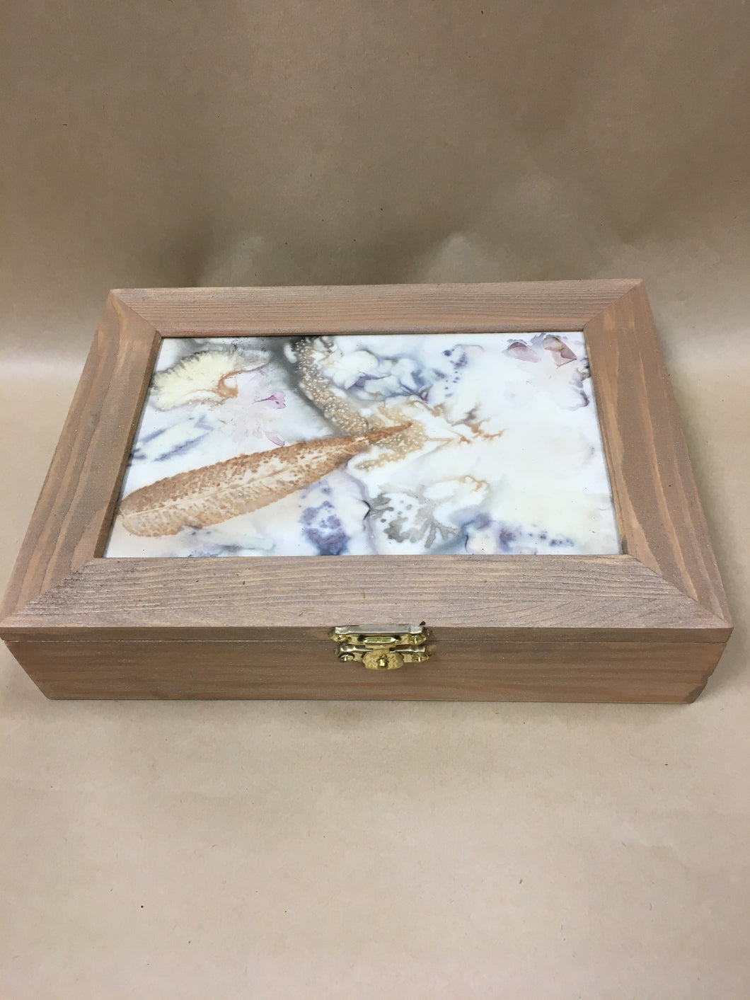 Eco Printed Trinket Box